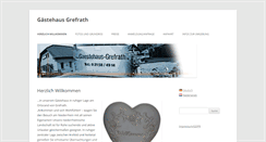 Desktop Screenshot of gaestehaus-grefrath.de